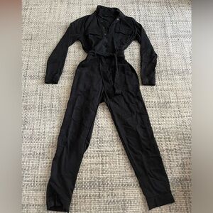 Joie black long sleeves jumpsuit sz.s